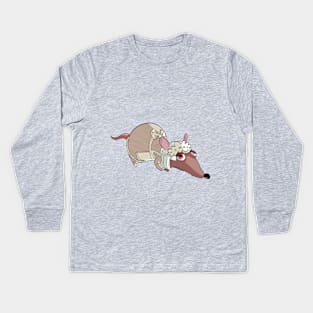 Daikokuten Jerma Rrat Kids Long Sleeve T-Shirt